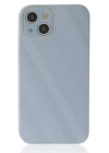 BFS  iPhone 14 Plus Kılıf Glass Kapak - Sky Blue