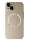 BFS  iPhone 14 Plus Kılıf Jack Magneticsafe Lens Silikon - Gold