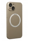 BFS  iPhone 14 Plus Kılıf Jack Magneticsafe Lens Silikon - Gold