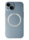 BFS  iPhone 14 Plus Kılıf Jack Magneticsafe Lens Silikon - Sierra Blue