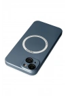 BFS  iPhone 14 Plus Kılıf Jack Magneticsafe Lens Silikon - Sierra Blue
