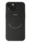 BFS  iPhone 14 Plus Kılıf Jack Magneticsafe Lens Silikon - Siyah