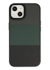 BFS  iPhone 14 Plus Kılıf King Kapak - Gri-Siyah