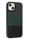 BFS  iPhone 14 Plus Kılıf King Kapak - Gri-Siyah