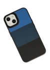 BFS  iPhone 14 Plus Kılıf King Kapak - Mavi-Siyah