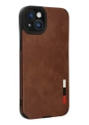 BFS  iPhone 14 Plus Kılıf Loop Deri Silikon - Kahverengi
