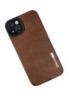 BFS  iPhone 14 Plus Kılıf Loop Deri Silikon - Kahverengi