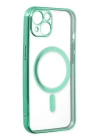BFS  iPhone 14 Plus Kılıf Magneticsafe Lazer Silikon - Haki Yeşil