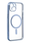 BFS  iPhone 14 Plus Kılıf Magneticsafe Lazer Silikon - Sierra Blue