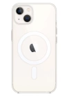 BFS  iPhone 14 Plus Kılıf Magneticsafe Şeffaf Silikon - Şeffaf