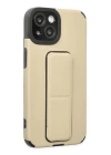 BFS  iPhone 14 Plus Kılıf Mega Standlı Silikon - Gold