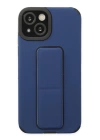 BFS  iPhone 14 Plus Kılıf Mega Standlı Silikon - Mavi