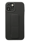 BFS  iPhone 14 Plus Kılıf Mega Standlı Silikon - Siyah