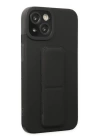 BFS  iPhone 14 Plus Kılıf Mega Standlı Silikon - Siyah