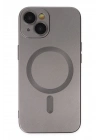 BFS  iPhone 14 Plus Kılıf Moshi Lens Magneticsafe Silikon - Füme