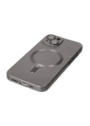 BFS  iPhone 14 Plus Kılıf Moshi Lens Magneticsafe Silikon - Füme