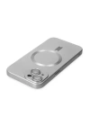 BFS  iPhone 14 Plus Kılıf Moshi Lens Magneticsafe Silikon - Gümüş