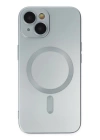 BFS  iPhone 14 Plus Kılıf Moshi Lens Magneticsafe Silikon - Sierra Blue