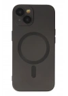 BFS  iPhone 14 Plus Kılıf Moshi Lens Magneticsafe Silikon - Siyah
