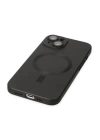 BFS  iPhone 14 Plus Kılıf Moshi Lens Magneticsafe Silikon - Siyah