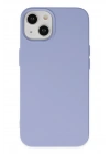 BFS  iPhone 14 Plus Kılıf Nano içi Kadife Silikon - Lila