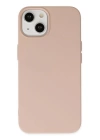 BFS  iPhone 14 Plus Kılıf Nano içi Kadife Silikon - Pudra