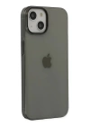 BFS  iPhone 14 Plus Kılıf Pc Sert Şeffaf Kapak - Siyah