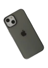 BFS  iPhone 14 Plus Kılıf Pc Sert Şeffaf Kapak - Siyah