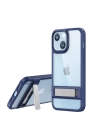 BFS  iPhone 14 Plus Kılıf Rolet Stand Kapak - Lacivert