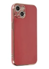 BFS  iPhone 14 Plus Kılıf Volet Silikon - Kırmızı