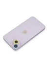 BFS  iPhone 14 Plus Renkli Kamera Lens Koruma Cam - Sarı-Mavi