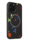 BFS  iPhone 14 Pro Colorful Magsafe Kapak - Siyah