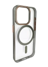 BFS  iPhone 14 Pro Crown Lens Standlı Magsafe Kapak - Titan Gri