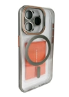 BFS  iPhone 14 Pro Crown Lens Standlı Magsafe Kapak - Titan Gri