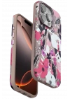 BFS  iPhone 14 Pro Flower Series Magsafe Kapak - Pembe