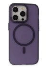 BFS  iPhone 14 Pro Frost Standlı Magsafe Kapak - Derin Mor