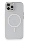 BFS  iPhone 14 Pro Frost Standlı Magsafe Kapak - Şeffaf