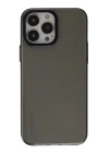 BFS  iPhone 14 Pro Kılıf Anka PC Sert Metal Kapak - Siyah