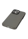 BFS  iPhone 14 Pro Kılıf Anka PC Sert Metal Kapak - Siyah