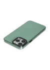 BFS  iPhone 14 Pro Kılıf Anka PC Sert Metal Kapak - Yeşil