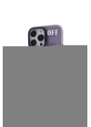 BFS  iPhone 14 Pro Kılıf Apollo Magneticsafe Desenli Kapak - Apollo Mor - 3