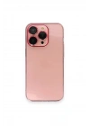 BFS iPhone 14 Pro Kılıf Armada Lensli Kapak - Rose Gold