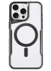 BFS  iPhone 14 Pro Kılıf Boyi Magsafe Silikon Kapak - Siyah