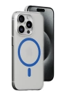 BFS  iPhone 14 Pro Kılıf Bubble Magsafe Kapak - Mavi