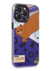 BFS  iPhone 14 Pro Kılıf Cat Desenli Kapak - Cat - 4
