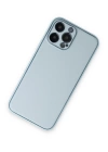 BFS  iPhone 14 Pro Kılıf Coco Deri Silikon Kapak - Sky Blue