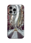BFS  iPhone 14 Pro Kılıf Crew Desenli Kapak - Galata Kulesi