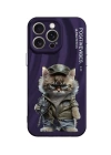 BFS  iPhone 14 Pro Kılıf Crew Desenli Kapak - Kedi - 2