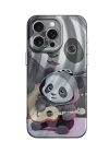 BFS  iPhone 14 Pro Kılıf Crew Desenli Kapak - Panda