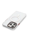 BFS  iPhone 14 Pro Kılıf Dinamik Magneticsafe Silikon - Şeffaf